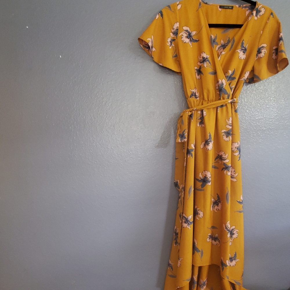West Kei mustard dress